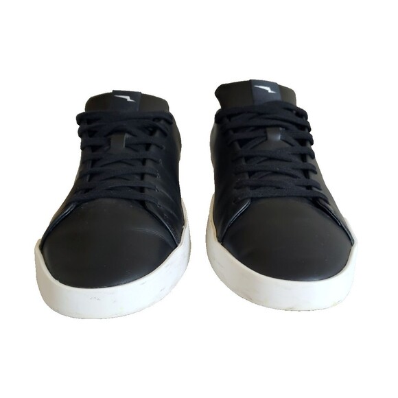 Wolf & Shepherd Cruise Lace Up Black Leather White Sneakers Shoes Men\'s Size 10 main image 11